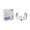 Raised Toilet Seat McKesson 5 Inch White 300 lbs. 146-RTL12027RA Each/1 MCK BRAND 1065229_EA