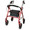 4 Wheel Rollator McKesson 31 to 37 Inch Red Folding Steel 31 to 37 Inch 146-10257RD-1 Each/1 MCK BRAND 1065268_EA