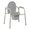 Commode Chair McKesson Fixed Arms Steel Frame Back Bar 13-3/4 Inch Seat Width 350 lbs. Weight Capacity 146-11105N-4 Case of 4 McKesson 1073634_CS