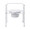 Commode Chair McKesson Fixed Arm Steel Frame Seat Lid Back 16.6 to 22.5 Inch 146-11148-4 Case/4 MCK BRAND 1088075_CS