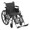 Lightweight Wheelchair McKesson Dual Axle Flip Back Padded Removable Mag Black 16 Inch 300 lbs. 146-K316DDA-ELR Each/1 MCK BRAND 1065283_EA
