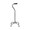 Quad Cane McKesson Steel 29 to 37.5 Inch Chrome 146-10300-4 Case/4 MCK BRAND 1065218_CS