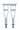 Underarm Crutch McKesson Aluminum Child 300 lbs. 146-10427 Pair/1 MCK BRAND 1093022_PR