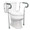 Toilet Safety Rail McKesson Gray Aluminum 146-RTL12000 Each/1 GL724 MCK BRAND 1103368_EA