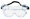 Protective Goggles 3M Clear Tint Polycarbonate Lens Elastic Strap One Size Fits Most 40660-00000-10 Box/10 HSK-814-05 3M 697106_BX
