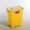 Chemotherapy Waste Container BD 18-1/2 H X 17-3/4 W X 11-3/4 D Inch 9 Gallon Yellow Base / Clear Lid Vertical Entry Gasketed Sliding Lid 305604 Each/1 703418 Becton Dickinson 452911_EA