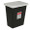 RCRA Waste Container SharpSafety™ Black Base 17-3/4 H x 11 D x 15-1/2 W Inch Vertical Entry 8 Gallon 8608RC Pack of 1 8608RC SharpSafety™ 514204_EA