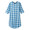 Silverts Shoulder Snap Patient Exam Gown Small Turquoise Plaid - Pack of 1 SV50120_TQUP_S SilvertsÂ® 1219576_EA