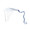 Face Shield Kit Polysoft One Size Full Length Anti-fog Reusable NonSterile 206PV-WT Case of 25 206PV-WT Polysoft 199487_CS
