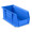 Stackable Storage Bin Uline® Blue Plastic 5 X 5-1/2 X 11 Inch S-12415BLU Each/1