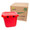 Mailback Chemotherapy Container TakeAway Recovery System 21-1/2 L x 21-1/4 W x 18-1/2 H Inch 20 Gallon Red Base / Red Lid Horizontal Entry 84020 TakeAway® Recovery System 1136573_CS