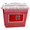 Sharps Container Bemis™ Sentinel Translucent Red Base 10 H x 5-1/4 W x 11 D Inch Horizontal Entry 1.25 Gallon 175 030 Pack of 1 175 030 Bemis™ Sentinel 298930_EA