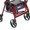 Rollator / Transport Chair Duet Burgundy Folding Aluminum 37 Inch 795BU Each/1 795BU DRIVE MEDICAL DESIGN & MFG 851757_EA