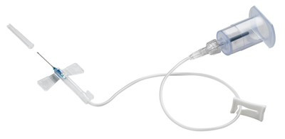 Saf-T Wing Safety Blood Collection Set with Holder, 23 G x 3/4'', 6'' Tubing, Sterile, 982306, Pack of 1