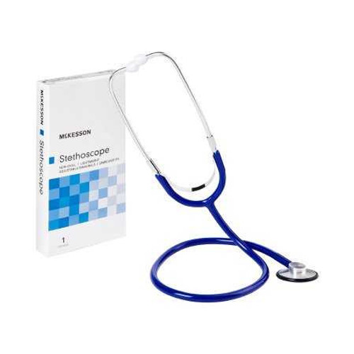 Classic Stethoscope McKesson Royal Blue 1-Tube 21 Inch Tube Single Sided Chestpiece - Diaphragm Only 01-660RBGM Each/1 01-660RBGM MCK BRAND 363738_EA