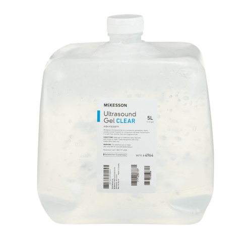McKesson Ultrasound Gel High Viscosity, 5 L, NonSterile, Pack of 1 Jugs