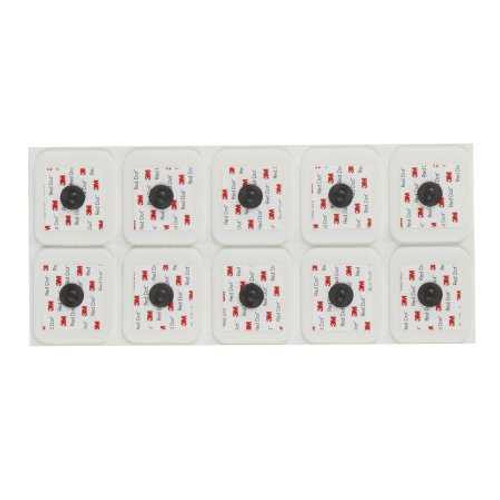 EKG Snap Electrode 3M Red Dot Monitoring Radiolucent 50 per Bag 2570 BG/50 2570 3M 368361_BG