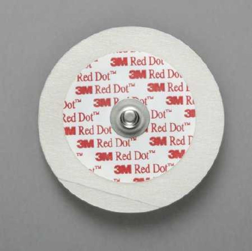 EKG Snap Electrode Red Dot Monitoring Non-Radiolucent 50 per Bag 2248-50 - Bag/1 2248-50 3M 574496_BG