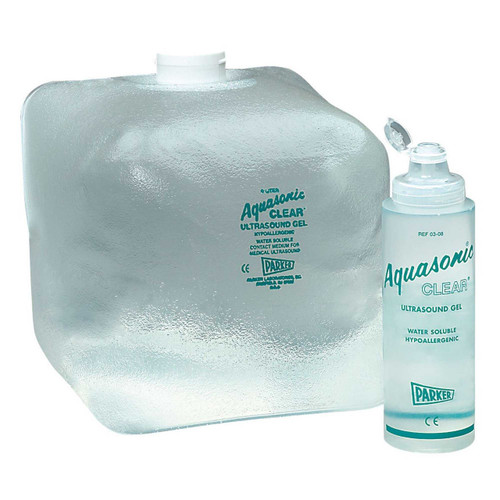 Ultrasound Gel Aquasonic Clear Transmission 250 mL 8.5 oz. Squeeze Bottle 03-08 Case/72 PARKER LABS INC 227100_CS