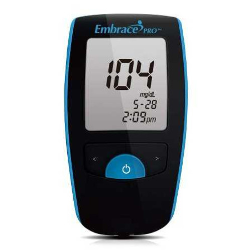 Blood Glucose Meter Embrace 5 Seconds Stores Up To 500 Results Automatic Coding ALL01AM0200 Each/1 - 55122400 ALL01AM0200 OMNIS HEALTH LLC 1040073_EA