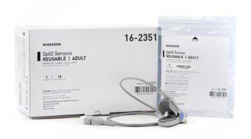 Pulse Oximeter Finger Sensor McKesson Finger 16-2351 Each/1 16-2351 MCK BRAND 1027182_EA