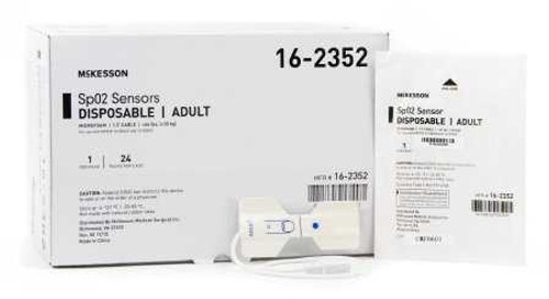 Pulse Oximeter Finger Sensor McKesson Finger 16-2352 Case/24 16-2352 MCK BRAND 1027183_CS