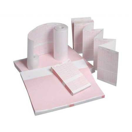ECG / EEG Recording Paper GE Thermal 110 mm X 140 mm Fan-Fold Red Grid 2036970-001 Case/10 2036970-001 CAREFUSION SOLUTIONS LLC 1124121_BX