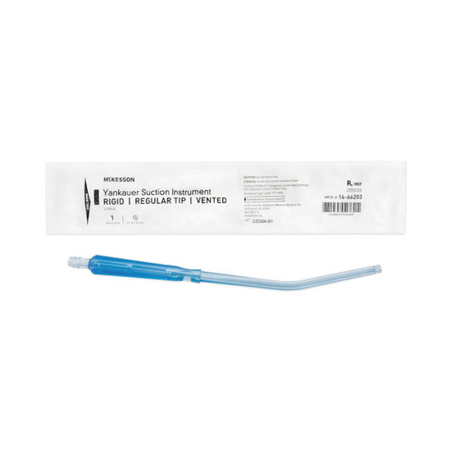 Suction Tube McKesson Yankauer Vented 16-66203 Case/50 16-66203 MCK BRAND 649120_CS
