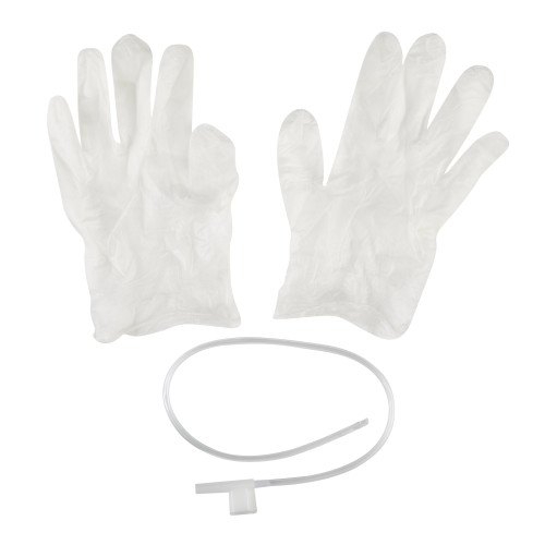 Suction Catheter Kit AirLife Cath-N-Glove 14 Fr. Sterile 4894T Case of 100