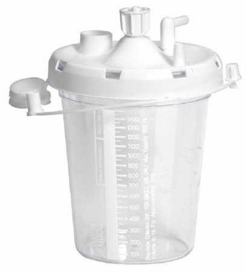 Disposable Suction Canister, DISS inlet with integrated filter, 1500 ml – Allied 20-08-0004, Pack of 1