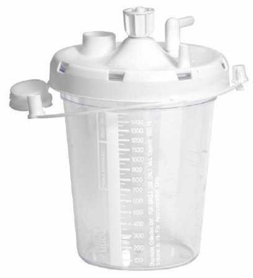 Disposable Suction Canister, Stem Inlet with Integrated Filter, 1500 ml – Allied 20-08-0003, Case of 48 Disposable Suction Canister, Stem Inlet with Integrated Filter, 1500 ml – Allied 20-08-0003, Case of 48