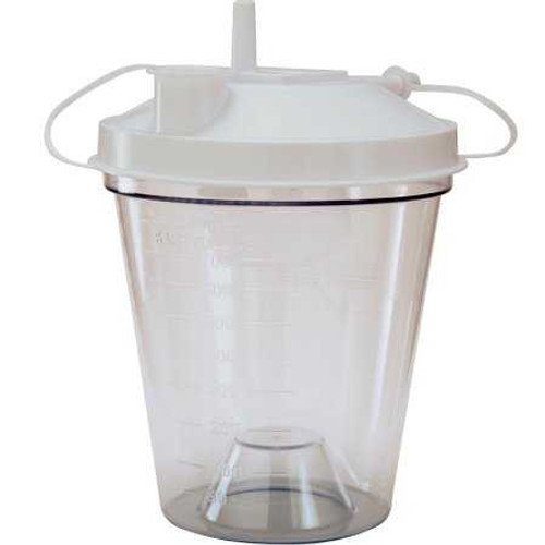 Suction Canister 800 mL Float Valve Shut-Off 610-12B Case/12 610-12B DRIVE MEDICAL DESIGN & MFG 835362_CS