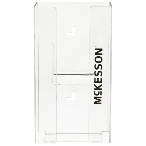 McKesson Glove Box Holder Horizontal or Vertical Mounted 1 Box Capacity Clear 4 X 5-1/2 X 10 Inch Plastic, 16-6534, Case of 10