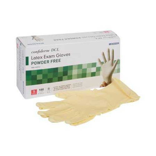 Exam Glove McKesson Confiderm NonSterile Ivory Powder Free Latex Ambidextrous Smooth Not Chemo Approved Small 14-314 Case/1000 14-314 McKesson Confiderm 354435_CS Exam Glove McKesson Confiderm NonSterile Ivory Powder Free Latex Ambidextrous Smooth Not Chemo Approved Small 14-314 Case/1000 14-314 McKesson Confiderm 354435_CS