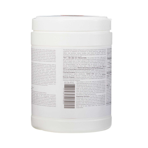 McKesson Surface Disinfectant Premoistened Manual Pull Wipe 160 Count Canister Alcohol Scent NonSterile 50-66160 Case of 12 50-66160 McKesson 880563_CS
