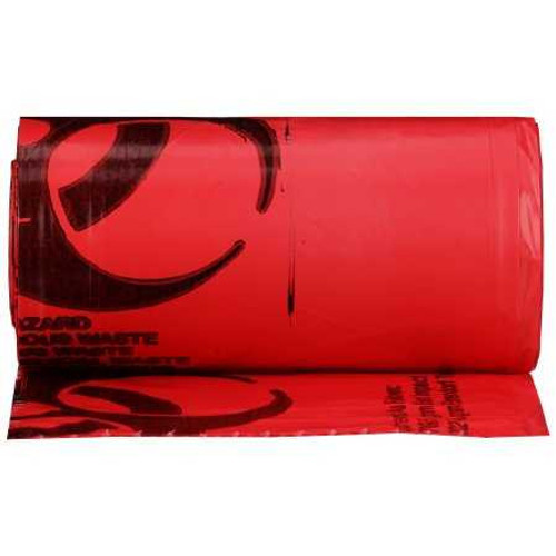 Infectious Waste Bag McKesson 10 to 15 gal. Red Bag 24 x 32 Inch 03-4554 Case of 250 19727 McKesson 233155_CS