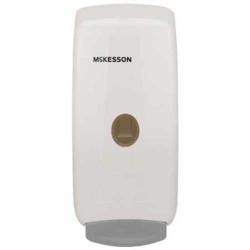 McKesson Skin Care Dispenser White Plastic Push Bar 1000 mL Wall Mount 53-FOAM Case/12 53-FOAM MCK BRAND 957992_CS
