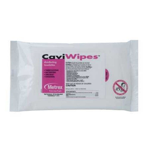 Surface Disinfectant CaviWipes Wipe 45 Count Pack Manual Pull 13-1224 Pack/45 METREX 651840_PK