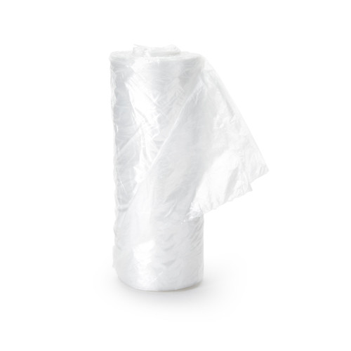 Colonial Bag Trash Bag 10 gal. 8 Mic. 24 X 24 Inch Clear Medium Duty X-Seal Bottom Coreless Roll, HCR24MC, Case of 20