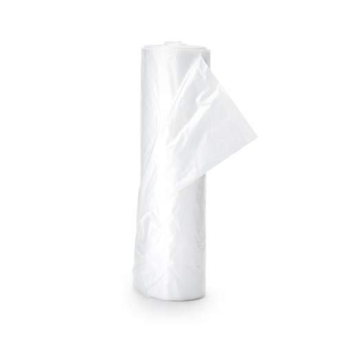 Colonial Bag Trash Bag 60 gal. 17 Mic. 38 X 58 Inch Clear Extra Heavy Duty X-Seal Bottom Coreless Roll, HCR62XC, Case of 10