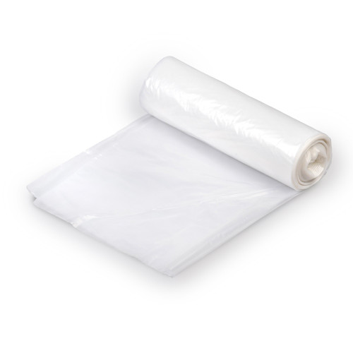 Colonial Bag Trash Bag 45 gal. 16 Mic. 40 X 48 Inch Clear Extra Heavy Duty X-Seal Bottom Coreless Roll, HCR48XC, Case of 10