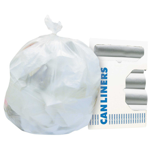 Trash Bag Heritage™ 10 gal. Natural HDPE 8 Mic. 24 x 24 Inch Star Seal Bottom Coreless Roll HERZ4824LNR01 Case of 1000 Z4824LN R01 Heritage™ 707389_CS Trash Bag Heritage™ 10 gal. Natural HDPE 8 Mic. 24 x 24 Inch Star Seal Bottom Coreless Roll HERZ4824LNR01 Case of 1000 Z4824LN R01 Heritage™ 707389_CS