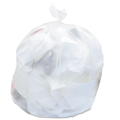 Heritage Trash Bag 10 gal. 8 Mic. 24 X 24 Inch Natural Light Duty Star Seal Bottom Coreless Roll, HERZ4824LNR01, Case of 1000