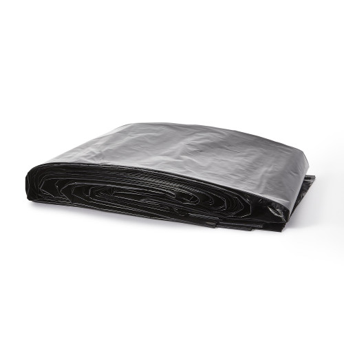 Colonial Bag Trash Bag 60 gal. 1.8 mil 38 X 58 Inch Black 2X-Heavy Duty X-Seal Bottom Flat Pack, TGG-58XXH, Case of 1