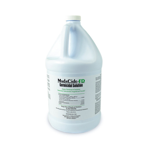 MadaCide-FD Surface Disinfectant Cleaner Germicidal Manual Pour Liquid 1 gal. Jug Alcohol Scent NonSterile, 7021, Pack of 1