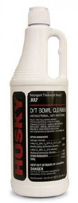 Toilet Bowl Cleaner Detergent Thickened Husky 302 Hydrochloric Acid Based Liquid 32 oz. Bottle Manual Pour Floral Scent HSK-302-03 Case/12 HSK-302-03 CANBERRA CORPORATION 868351_CS Toilet Bowl Cleaner Detergent Thickened Husky 302 Hydrochloric Acid Based Liquid 32 oz. Bottle Manual Pour Floral Scent HSK-302-03 Case/12 HSK-302-03 CANBERRA CORPORATION 868351_CS