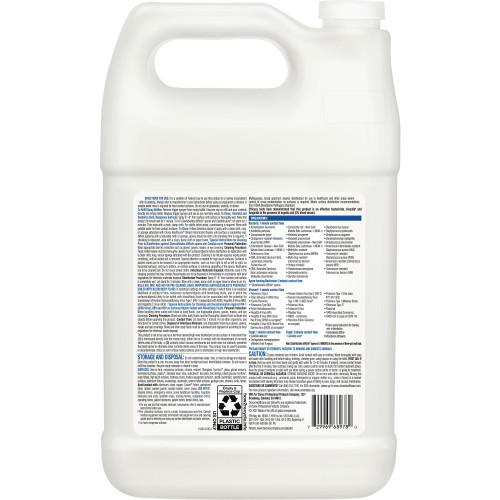 Clorox Healthcare Bleach Germicidal Surface Disinfectant Cleaner Refill Manual Pour Liquid 1 gal. Jug Fruity Floral Bleach Scent NonSterile, 68978, Case of 4