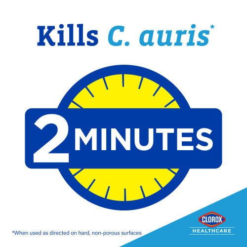 Clorox Healthcare Surface Disinfectant Cleaner Peroxide Based Trigger Spray Liquid 32 oz. Bottle Unscented NonSterile, 30828, Case of 9