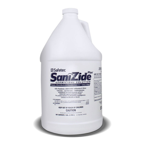 SaniZide Plus Surface Disinfectant Cleaner Broad Spectrum Manual Pour Liquid 1 gal. Jug Ammonia Scent NonSterile, 34815, Pack of 1