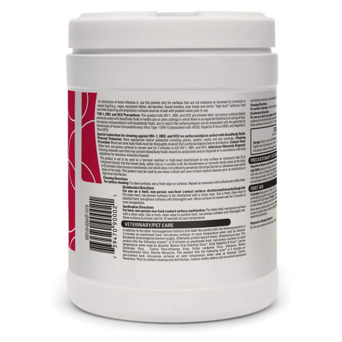Opti-Cide3 Surface Disinfectant Cleaner Premoistened Broad Spectrum Manual Pull Wipe 100 Count Canister Alcohol Scent NonSterile, MSI100, Case of 600